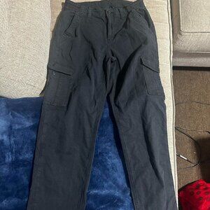 American Eagle Black Cargo Pants Size 6
